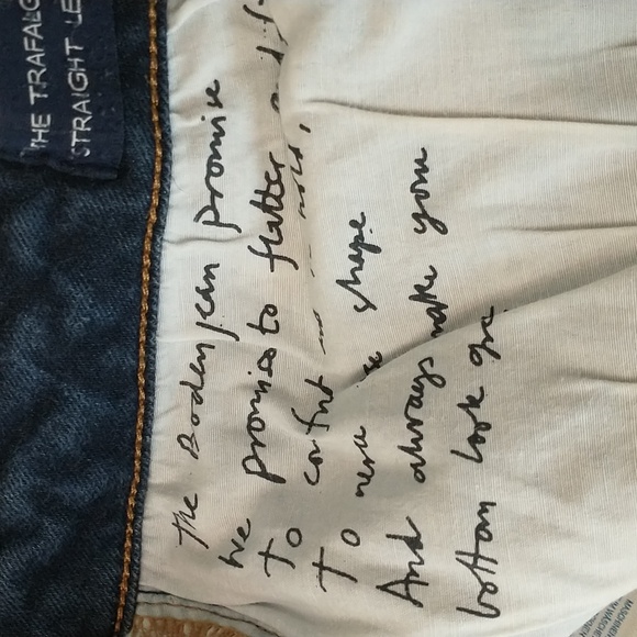 Boden Dark Blue Straight Leg Jeans - Picture 6 of 7